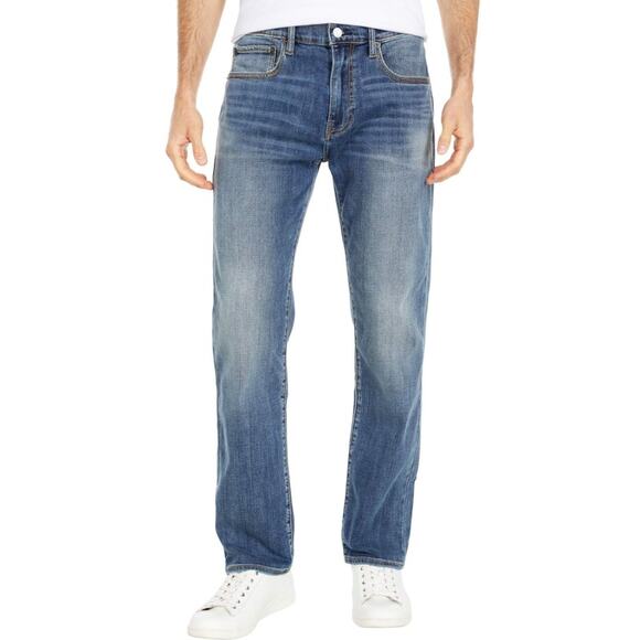 LUCKY BRAND Men's 223 Coolmax Straight-Leg Jeans 34x32 Harrison Blue NWT - Picture 1 of 12